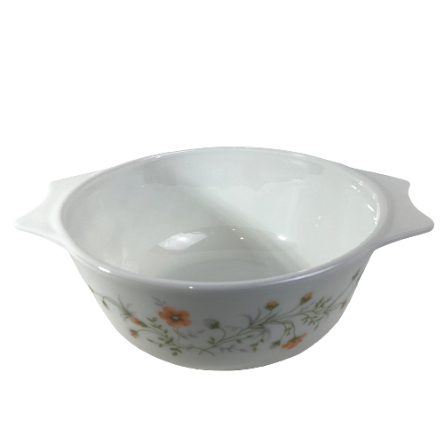 Vintage 80s Pyrex England Emily Spring Garden 1 Quart Casserole