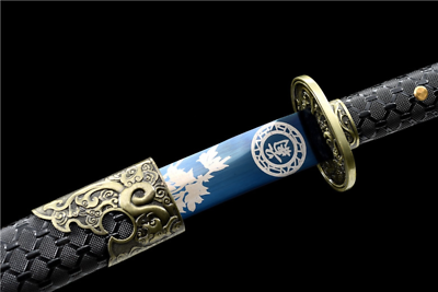 Chinese Broadsword Dao Spring Steel Flower Sword 