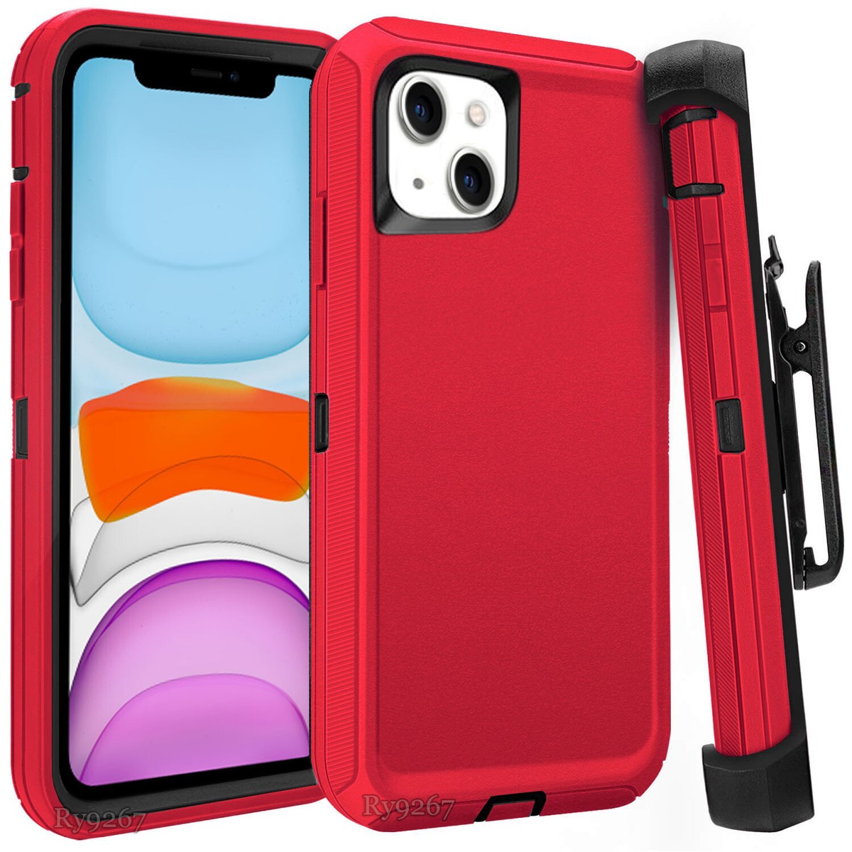Otterbox Defender For Apple iPhone 14 | 14 Plus Case Cover w/Clip fit | Fitted Case/Skin | Silicone/Gel/Rubber | Glossy | Hard Case | For Apple Otterbox Defender For Apple iPhone 14 | 14 Plus Case Cover w/Clip fit | Fitted Case/Skin | Silicone/Gel/Rubber | Glossy | Hard Case | For Apple