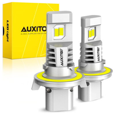 2X H13 9008 LED Headlight High Low Beam Bulbs Super Bright White 30000LM Canbus