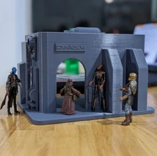CUSTOM Mos Eisley Market Place/ building for 3.75 IN (1:18) FIGURE - Unpainted