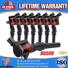 8X Bobinas de encendido de alto rendimiento para Ford F-150 Expedition 4,6 L 5,4 L V8 DG508