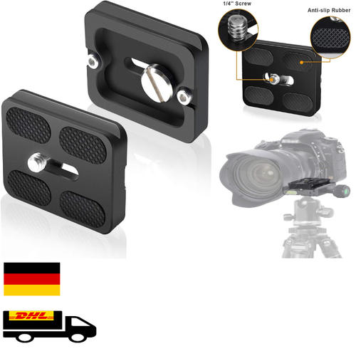 Schnellwechselplatte Arca Swiss | 2er Set | 1/4