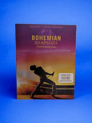 Bohemian Rhapsody Blu-ray  DVD  Digital HD - SLIP COVER - BRAND NEW SEALED