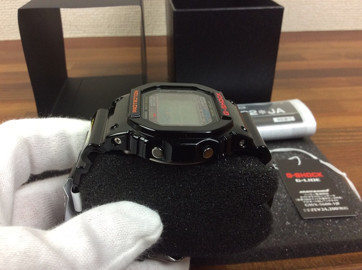 Casio G-Shock Solar GWX-5600-1JF Watch New + Box & Paper's | eBay