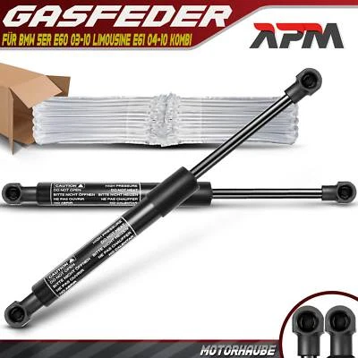 2x Gasfeder Motorhaube Dämpfer 312mm 450N für BMW 5er E60 5er Touring E61 Kombi