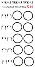 CoFast® High Quality 10 Feeder Springs Piston O-Rings Aftermarket Hitachi NV83A3