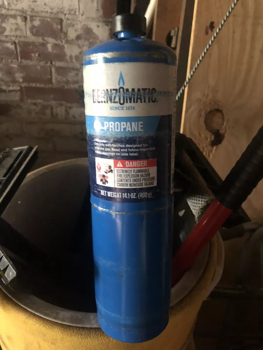 BernzOmatic 14.1oz Propane Cylinder Disposable Standard Propane