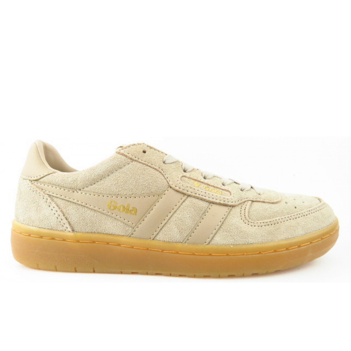 Замша Gola Hawk 86 Damen sportlicher Schnrer бежевого цвета 20590₽