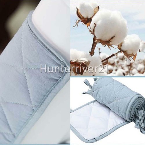 Baby Cot Rail Cover Crib Teething Pad Guard Padded Soft Bumper Protector AU - Picture 5 of 15