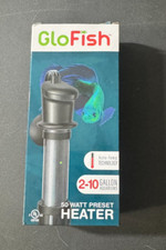 Glo Fish 50 Watt Preset Heater Auto Temp Technology 2-10 Gal Aquariums NEW