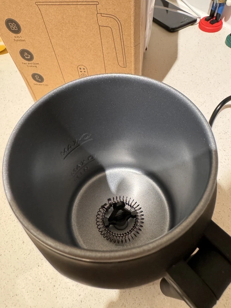 Milk Frother And Steamer, Frother For Coffee, 4-in-1 Automatic Hot And Cold Foam