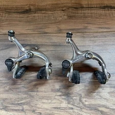Vintage Shimano 105 SLR BR-1050 Road Brake Calipers Front & Rear Silver 