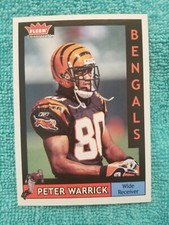 2003 FLEER TRADITION PETER WARRICK #184 CINCINNATI BENGALS 