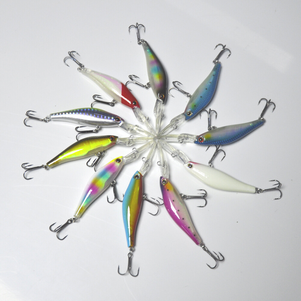40pcs Fishing Lures Crankbait Swimbait Popper VIB Minnow For Trout Bass Perch - Image 6