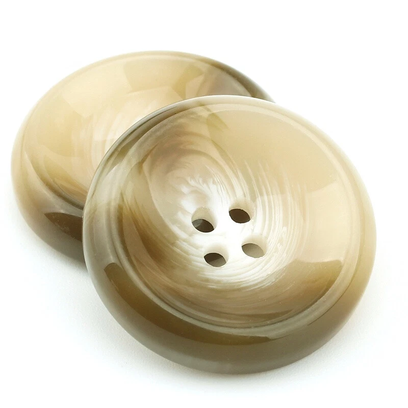 10 Pieces Sewing Buttons Coat 4-Hole Round Resin Button Clothing DIY Crafts - Image 3 of 4