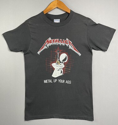 Vintage 80s Metallica Metal Up Your Ass Single Stitch Rock Band