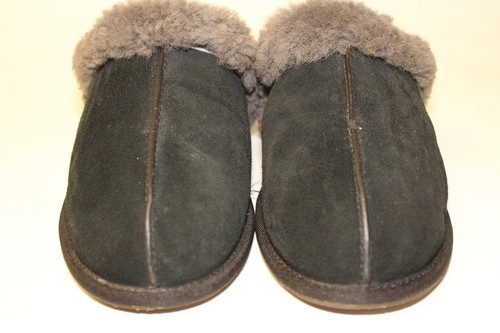 UGG Scuffette II Slippers Womens Size 12 43 Suede Shearling Flat Shoes 1106872 - Picture 4 of 24