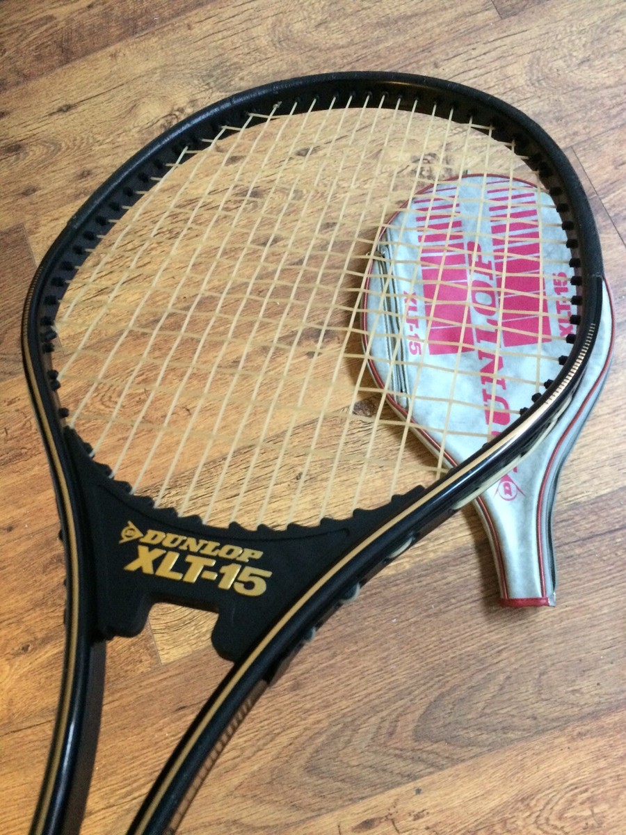 Raquette De Tennis Dunlop XLT-15 Vintage – Aluminium – Taille 4 3/8 L