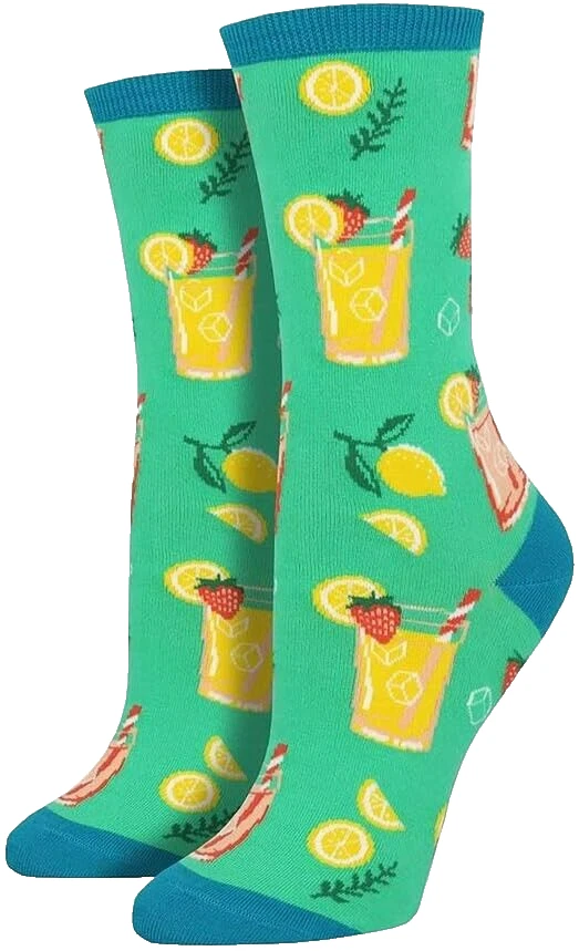 (Paquete de 6) Calcetines altos coloridos fáciles de limón peasy para dama Foto 2 de 3