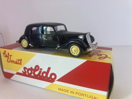 Modèle Réduit Solido Citroën 15 CV 1939 échelle 1/43 - Collection Hachette - Occasion Avec Boîte