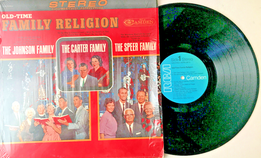 Vintage Gospel LP Old-Time Family Religion Johnson Carter Speer Families Vintage Gospel LP Old-Time Family Religion Johnson Carter Speer Families