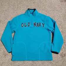 Old Navy Boy's Fleece 1/4 Zip Sweatshirt M