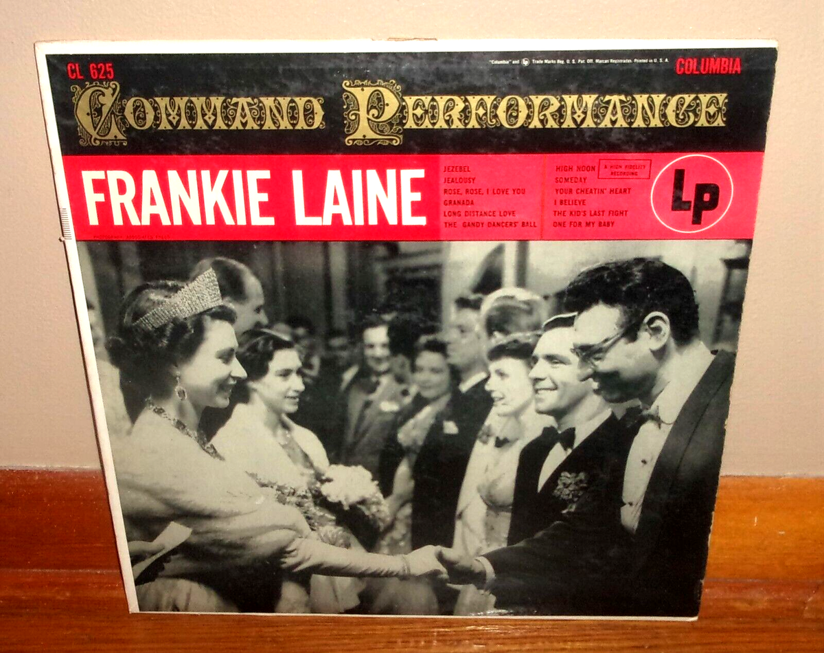 FRANKIE LAINE-Command Performance-QUEEN ELIZABETH II COVER-1st