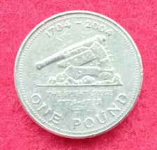 2004 One Pound £1 Gibraltar Coin Rare The Great Siege of  1779-1783     P5550