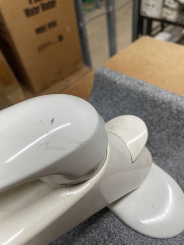 KOHLER Cabriole K-14616-4-0 single hole Faucet, White - Picture 2 of 5
