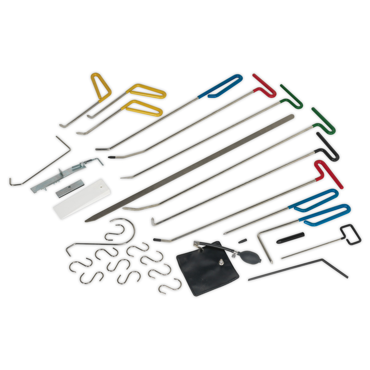 Sealey Paintless Dent Repair Kit 33pc Garage Workshop DIY