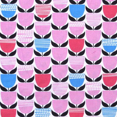 FREE SPIRIT ''MOXIE'' BUTTERCUP Bubblegum by the 1/2 yard