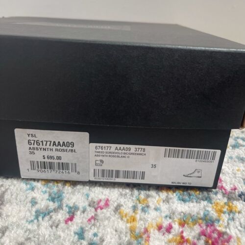ZAPATILLAS ALTAS SAINT LAURENT MUJER MALIBU BEDFORD TWEED - Imagen 3 de 14