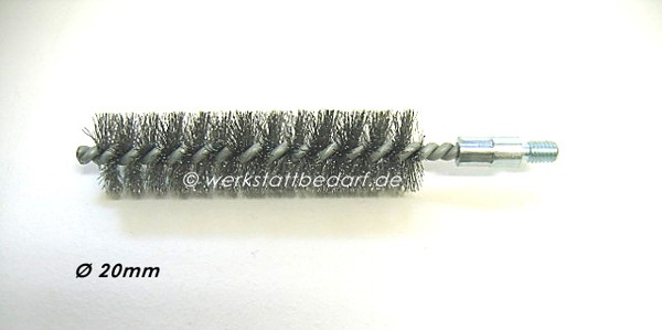 RohrbüRste Mit Gewinde M6, HeizkesselbüRste Stahldraht Ø 20 Mm-image