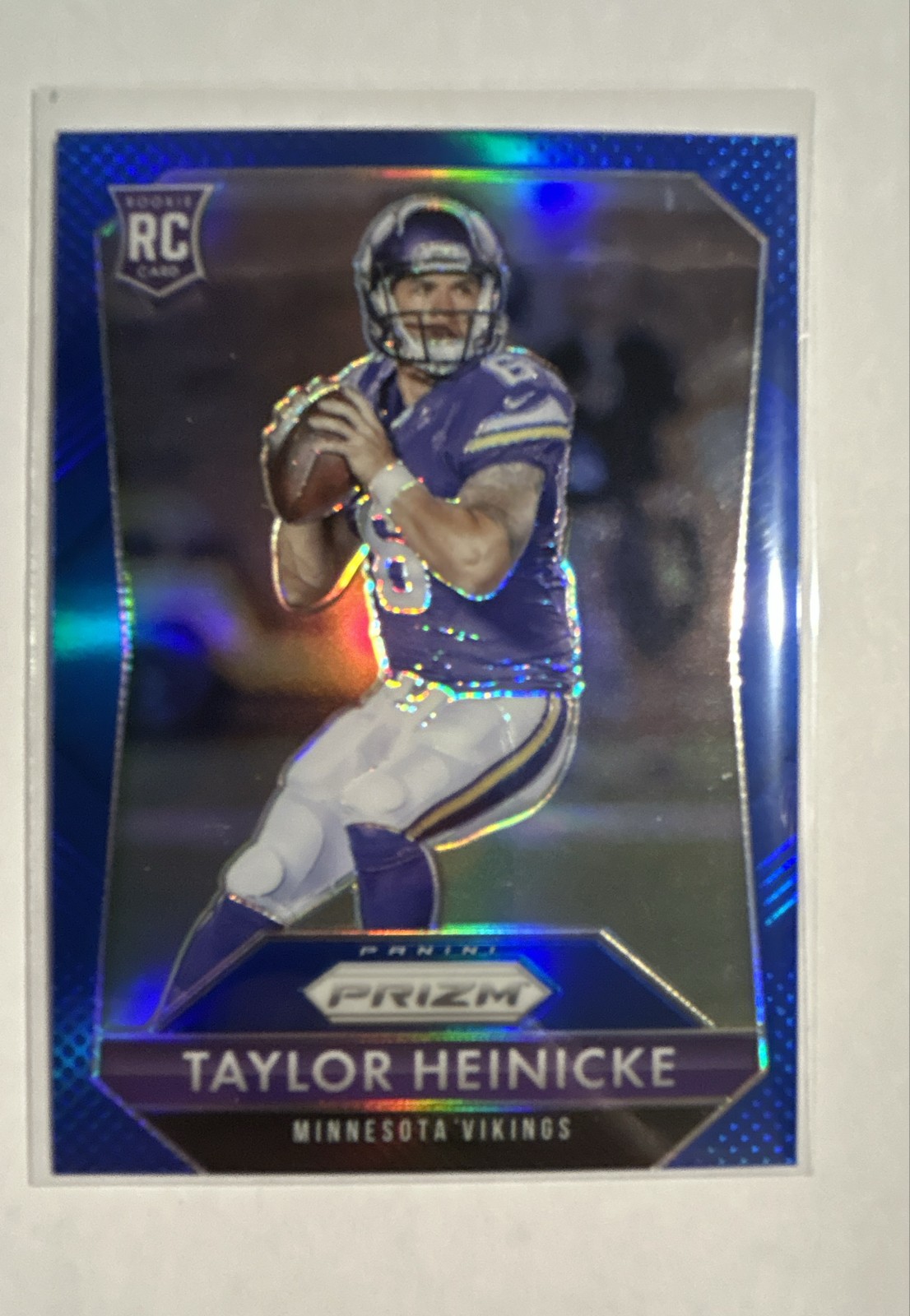 2015 Panini Prizm - Rookies Taylor Heinicke #288 Blue Prizm (RC)