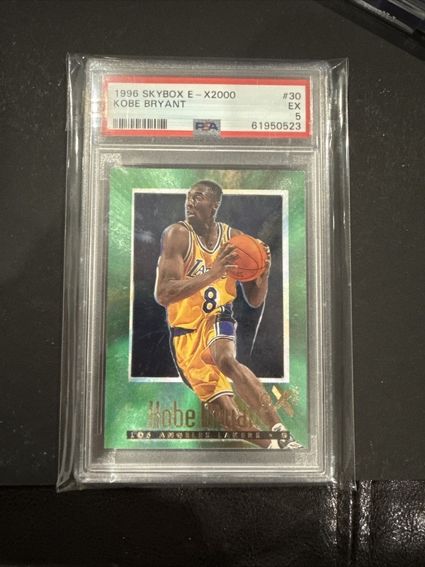 SkyBox 1996-97 E-X2000 Kobe Bryant Rookie #30 PSA 5 Los Angeles Lakers