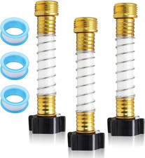 3 Pcs Flexible Hose Protector-Eliminates Hose Extension Adapter Garden Hose Crim