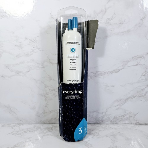 Genuine Everydrop Whirlpool Refrigerator Ice & Water Filter 3 ΕDR3RXD1 New - Picture 1 of 8