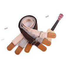 1PC Country Style Cotton Linen Shoulder Strap Strap for Ukulele