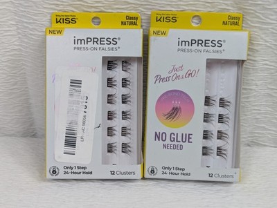 KISS - Impress - False Eyelashes Clusters - 12 Clusters - 2 Packs