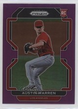 2022 Panini Prizm Tier II Purple Prizm Austin Warren #187 g7g