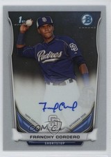 2014 Bowman Prospect Auto Chrome Franchy Cordero #BCAP-FC Auto 06mc