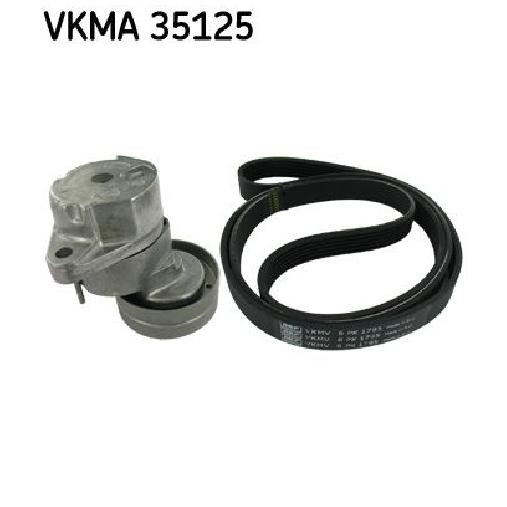 Keilrippenriemensatz FüR Opel Tigra S93 1.4 1.6 Ab 94 SKF C16SEL QualitäT-image