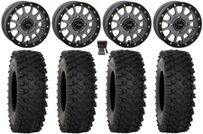System 3 SB-5 15" Wheels Grey 32" ATX470 Tires Polaris Sportsman / RZR / Ranger