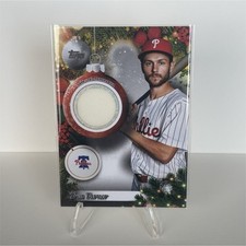 2024 Topps Holiday Trea Turner Phillies Relic Game-Used RC-TT 