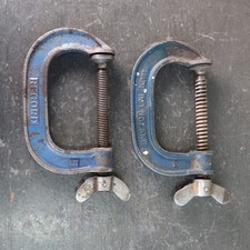 Vintage Pair of Record 3" G Clamps