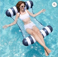 JOYFY Hammock Pool Floats Adults, 4-in-1 Multi-Purpose Inflatable Pool Floaties