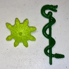 MOTU Vintage He-Man Snake Face Weapons Staff Shield