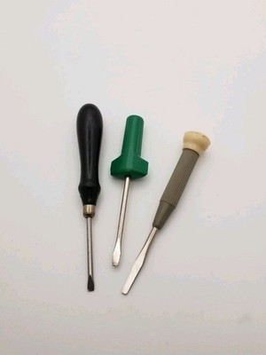 Vintage Mini Regular Screwdriver Set Of 3 Sewing Machine Repair Tools Singer &..