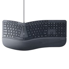 For SANWA wired keyboard wireless bluetooth with wrist rest